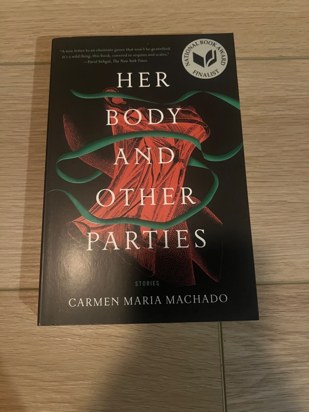 Her Body and Other Parties by Carmen Maria Machado - Black/Red/Green Cover